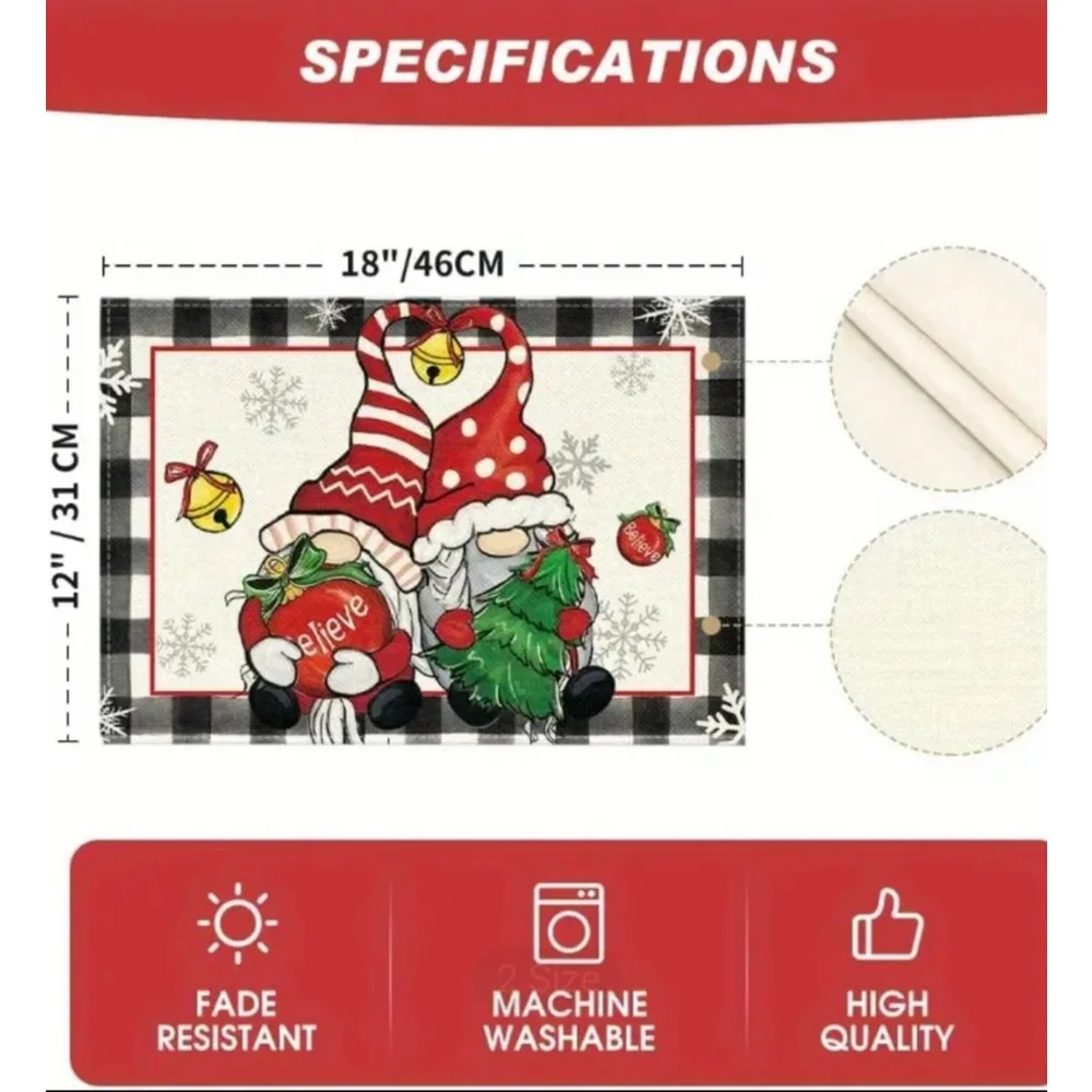 Believe Gnome Placemats